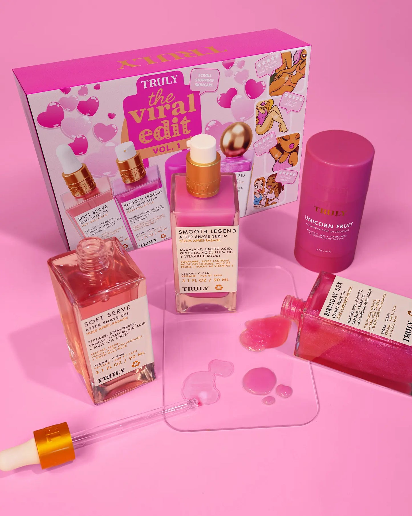 Viral Pink Glow Skincare Set – Brighten & Fade Dark Spots Fast