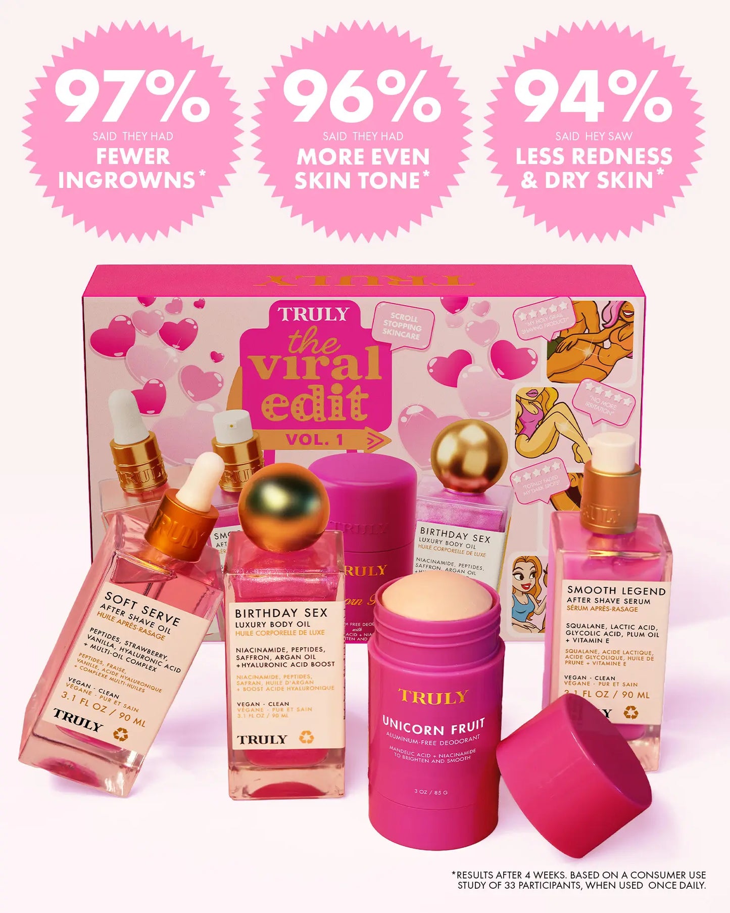 Viral Pink Glow Skincare Set – Brighten & Fade Dark Spots Fast