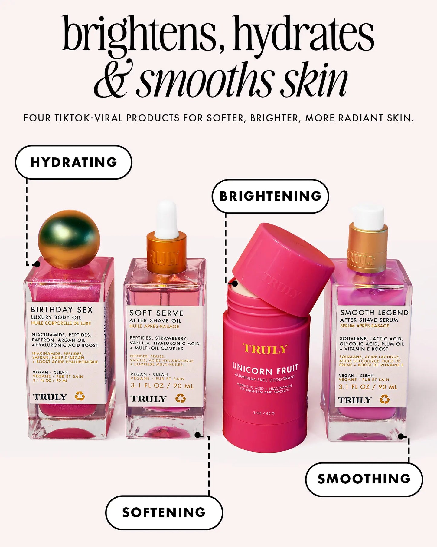Viral Pink Glow Skincare Set – Brighten & Fade Dark Spots Fast